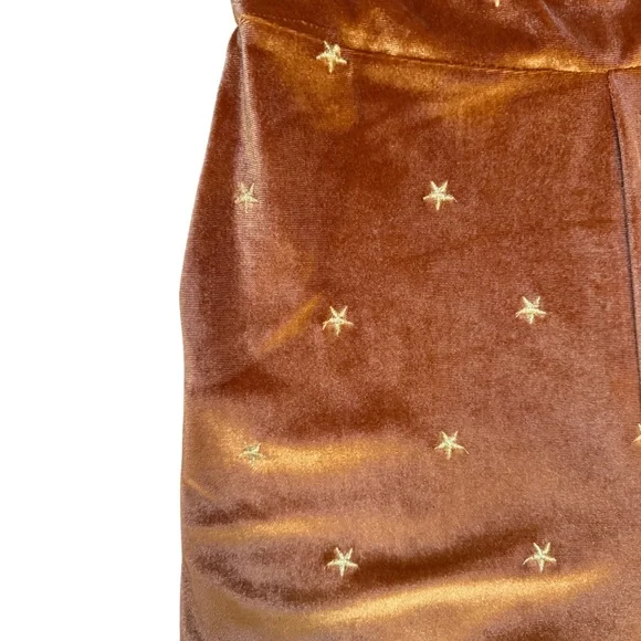 Audrey Parks x Francesca's Amber Velvet Star Jumpsuit - Picture 3 of 5